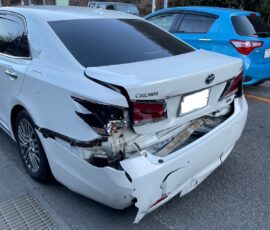 山梨・甲府エリアの事故車買取事例：トヨタ　クラウンマジェスタ